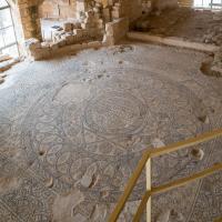 Church of the Virgin Mary - Interior: Circular Nave, Mosaic Floor