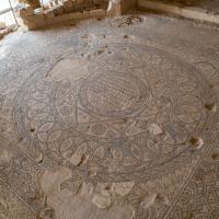 Church of the Virgin Mary - Interior: Circular Nave, Moasaic Floor