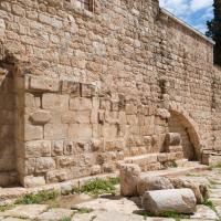 Roman Road - Exterior: Southern Wall of Church of the Virgin/Hippolytus Hall Complex