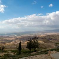 Mount Nebo, Jordan - View Facing Northwest from Mount Nebo, Jordan River Valley