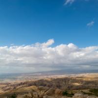 Mount Nebo, Jordan - View North From Mount Nebo, Jordan River Valley on Left