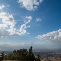 Mount Nebo, Jordan - View West from Mount Nebo, Jordan River Valley