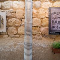 Mount Nebo, Jordan - Interior: Museum, Column