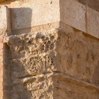 Qasr Mshatta - Detail: Pier Capital, Southern Side, Triple Arched Facade, Westernmost Pier