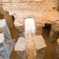 Qasr Amra - Interior: Hypocaust, Caldarium, Facing South