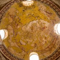 Qasr Amra - Interior, Detail: Caldarium Dome with Zodiac Fresco