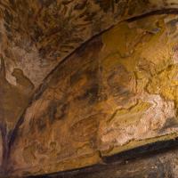 Qasr Amra - Interior, Detail: Fresco of Bathers, Eastern Wall, Tepidarium