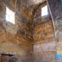 Qasr Amra - Interior: Main Hall, Southeastern Corner, Fresco of Herds