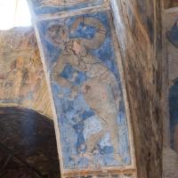 Qasr Amra - Interior, Detail: Main Hall, Western Arch, Southern Side, Dancing Woman Fresco
