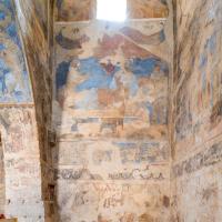 Qasr Amra - Interior: Main Hall, Western Aisle, Southern Wall Fresco