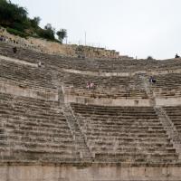 Roman Theater - View of Roman Theater Seating, Facing Southwest