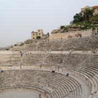 Roman Theater - View of Roman Theater Seating, Facing Southeast