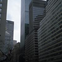 JP Morgan Chase Tower at 270 Park Avenue - Exterior: Looking South along Park Avenue