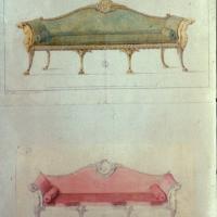 Kedleston Hall, Derbyshire - Sofa Designs for Lord Scarsdale