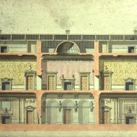 Town House - Transverse section through State Rooms