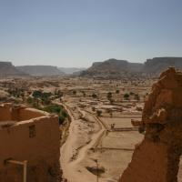 Alhajrain - looking south through the Wadi Du’an