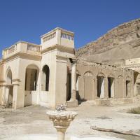 Qasr ‘Abd al-Rahman bin Sheikj al-Kaf - collapsed arcades (riwaq) of the north courtyard