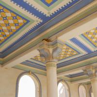 Qasr al-Munaysurah - ceiling, roof salon (mafraj)