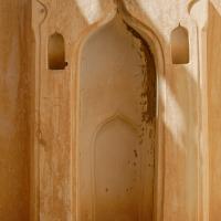 Qasr al-Munaysurah - exterior prayer space (musalla), mihrab