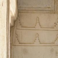 Qasr Hamtut - interior, lime plaster (malas) decorative niche