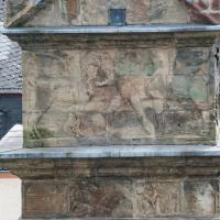 Igel Column - North facade, attic detail: eros and two griffins