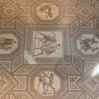 Villa Nennig - Atrium, Floor mosaic detail