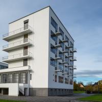 Bauhaus Dessau - Exterior: Southeast Corner of the Eastern Building (Studio Building)