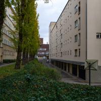 Berlin Apartment Complex - Alley between apartments, Eastern Side facing North