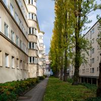 Berlin Apartment Complex - Exterior: Alley Between Eastern and Central Building facing North