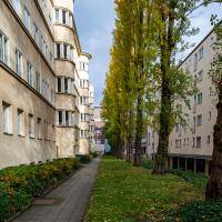 Berlin Apartment Complex - Exterior: Alley Between Eastern and Central Building facing North