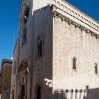 Basilica Cattedrale Santa Maria Maggiore - Exterior: Corner of West Facade and South Facade