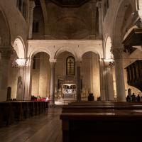 Basilica di San Nicola - Interior: View of Chancel and Pulpit from the Nave