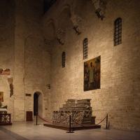 Basilica di San Nicola - Interior: Silver Altar on the South Side of the Chancel