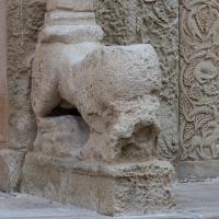 Basilica di Santa Caterina d'Alessandria - Exterior: Detail of Lion at the Bottom of Column