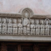 Basilica di Santa Caterina d'Alessandria - Exterior: Bas-Relief of Jesus Among the Twelve Apostles 