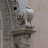 Basilica di Santa Caterina d'Alessandria - Exterior: Capital of Column with Bird