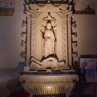 Basilica di Santa Caterina d'Alessandria - Interior: Sculpture of Santa Caterina d'Alessandria and Massenzio