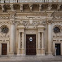 Basilica di Santa Croce - Exterior: Doors on West Facade