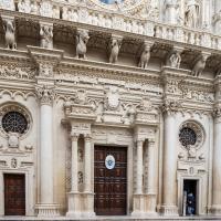 Basilica di Santa Croce - Exterior: Doors on West Facade