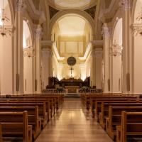 Basilica Cattedrale della Visitazione e San Giovanni Battista - Interior: Nave, Facing East