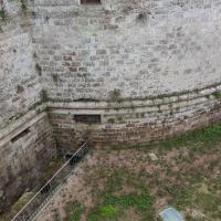 Castello Aragonese - Exterior: Trench Along West Facade