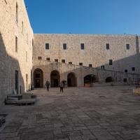 Castello Svevo - Exterior: Courtyard, Facing East