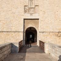 Castello Svevo - Exterior: Portal on South Facade
