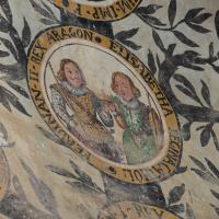 Chiesa di San Domenico al Rosario - Interior: Detail of Fresco of  Genealogical Tree of the Aragonese Family