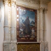 Saint Francis of Assisi with Angels and Donors - View in Situ