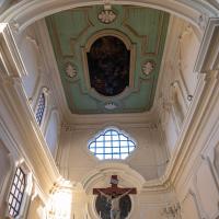 Chiesa di San Giuseppe Patriarca - Interior: Ceiling of Apse, Crucifixion, and Altar