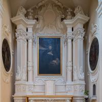 Chiesa di San Giuseppe Patriarca - Interior: Auxiliary Altar with Painting of a Saint 