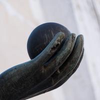 Colosso di Barletta - Detail of Hand and Orb