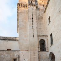 Castello of Charles V - Interior: Courtyard Walls, Facing Southwest