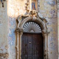 Nardò - Church Portal with Fresco of the Virgin